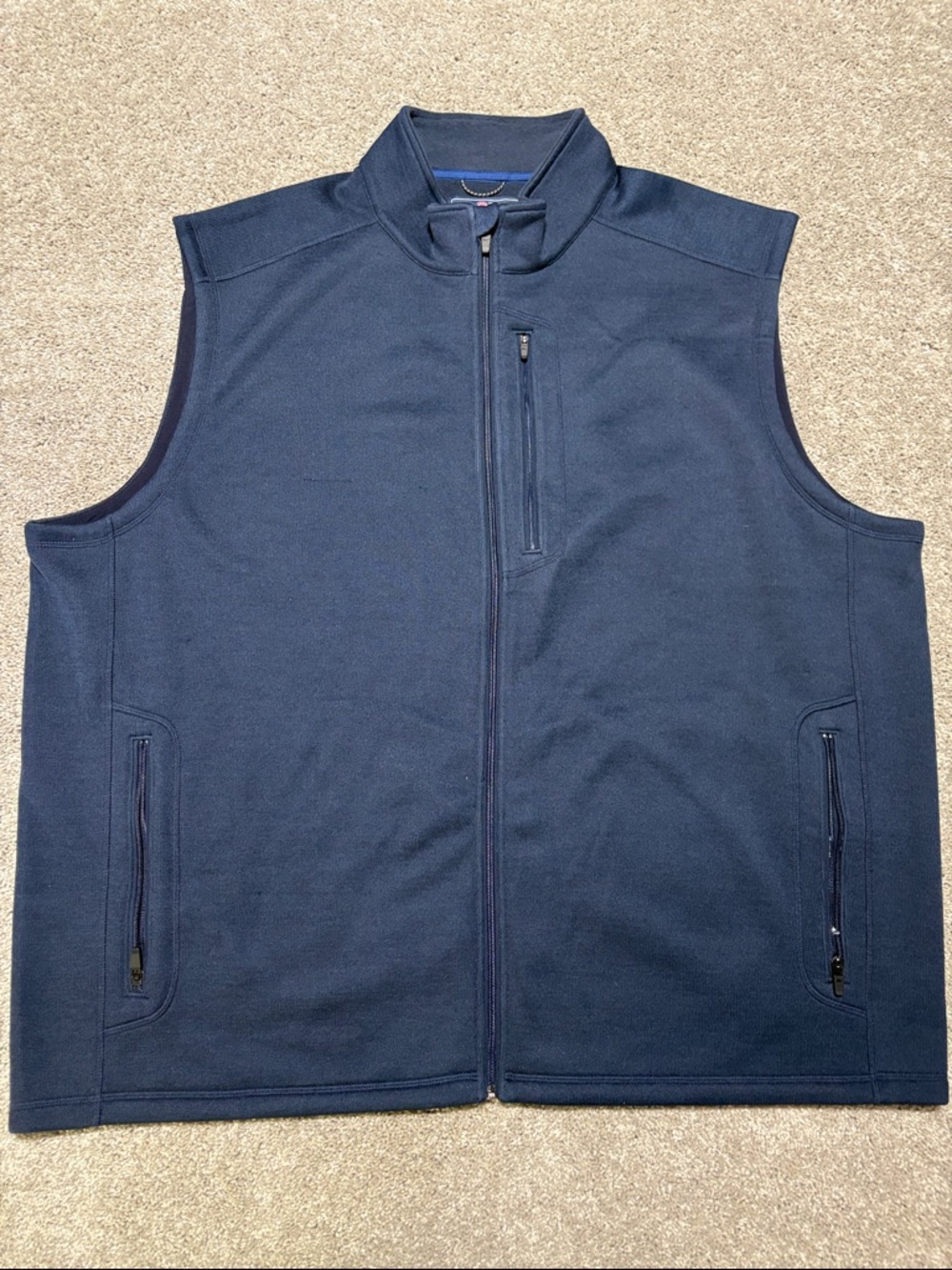 Men's Vinyard Vines Full-Zip Fleece Vest - 3XB